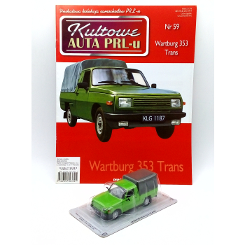 Wartburg 353 Trans + gazetka - skala 1:43 - DeAgostini Kultowe Auta PRL